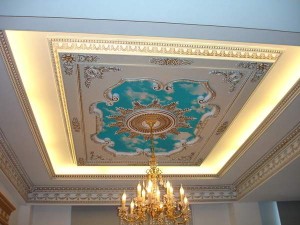 Потолок в древнем стиле Потолок в древнем стиле